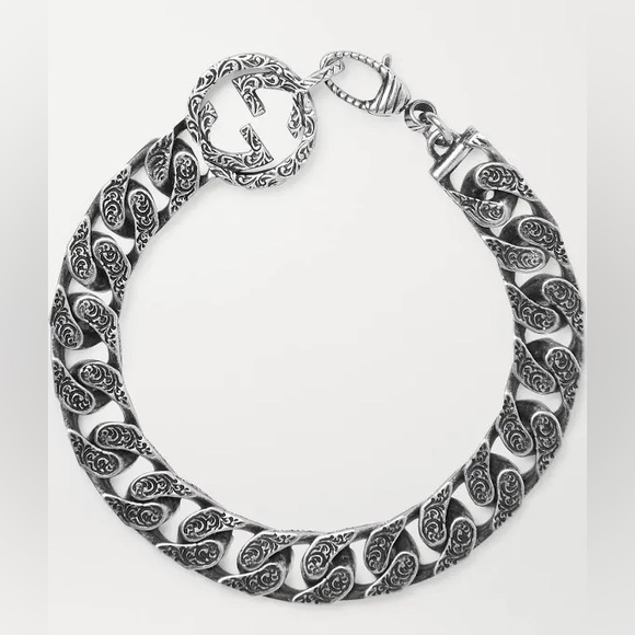 NWT Men’s Gucci Interlocking G Chain Bracelet 8.5” - Picture 9 of 17